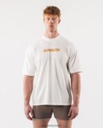 Clothing IE Alphalete Unisex Claw Tee Off White 2L4400217 - Image 2