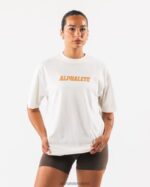 Clothing IE Alphalete Unisex Claw Tee Off White 2L4400217 - Image 3