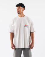 Clothing IE Alphalete Unisex Crest Tee Cement Grey 2L4400177 - Image 5