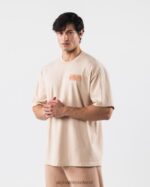 Clothing IE Alphalete Unisex Cryptic Tee Beige Brown 2L4400214