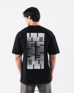 Clothing IE Alphalete Unisex Cryptic Tee Black 2L4400216 - Image 2
