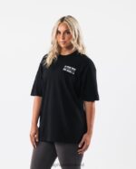 Clothing IE Alphalete Unisex Cryptic Tee Black 2L4400216 - Image 3