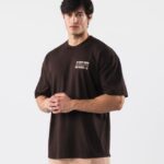Clothing IE Alphalete Unisex Cryptic Tee Chocolate Brown 2L4400215