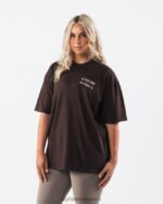 Clothing IE Alphalete Unisex Cryptic Tee Chocolate Brown 2L4400215 - Image 3