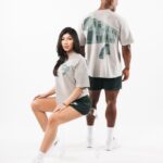 Clothing IE Alphalete Unisex Dimensional Tee Dark Silver Grey 2L4400545