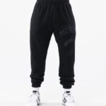 Clothing IE Alphalete Unisex Earth Dye Graphic Jogger Black 2L4400459
