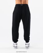 Clothing IE Alphalete Unisex Earth Dye Graphic Jogger Black 2L4400459 - Image 3
