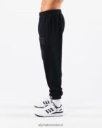 Clothing IE Alphalete Unisex Earth Dye Graphic Jogger Black 2L4400459 - Image 4