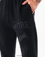 Clothing IE Alphalete Unisex Earth Dye Graphic Jogger Black 2L4400459 - Image 5