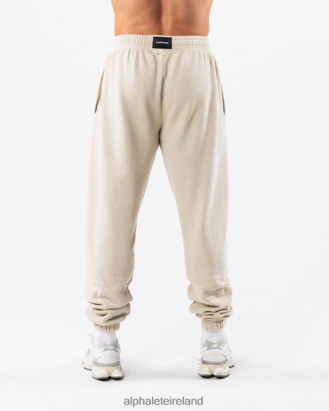 Clothing IE Alphalete Unisex Earth Dye Graphic Jogger Shell Brown 2L4400456 - Image 3