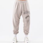 Clothing IE Alphalete Unisex Earth Dye Graphic Jogger Silver Grey 2L4400455