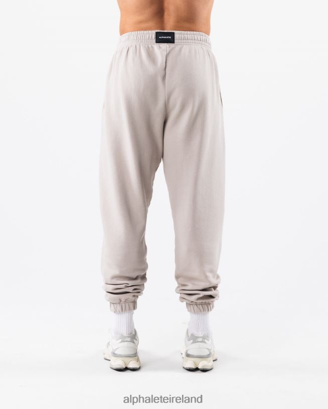 Clothing IE Alphalete Unisex Earth Dye Graphic Jogger Silver Grey 2L4400455 - Image 3