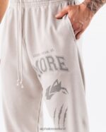 Clothing IE Alphalete Unisex Earth Dye Graphic Jogger Silver Grey 2L4400455 - Image 5