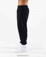 Clothing IE Alphalete Unisex Earth Dye Natural Jogger Black 2L4400463 - Image 4