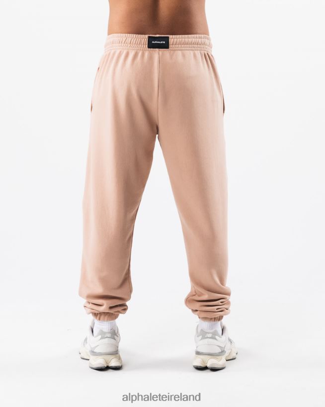 Clothing IE Alphalete Unisex Earth Dye Natural Jogger Ochre Brown 2L4400461 - Image 3