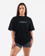 Clothing IE Alphalete Unisex Ghost Tee Black 2L4400180 - Image 3