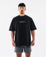 Clothing IE Alphalete Unisex Ghost Tee Black 2L4400180 - Image 4