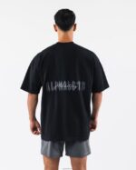 Clothing IE Alphalete Unisex Ghost Tee Black 2L4400180 - Image 5