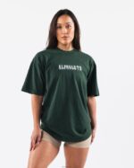 Clothing IE Alphalete Unisex Ghost Tee Ivy Green 2L4400179 - Image 3