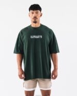 Clothing IE Alphalete Unisex Ghost Tee Ivy Green 2L4400179 - Image 5