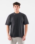 Clothing IE Alphalete Unisex Gradient LDB Tee Vintage Black 2L4400197 - Image 2