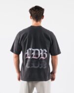 Clothing IE Alphalete Unisex Gradient LDB Tee Vintage Black 2L4400197 - Image 4