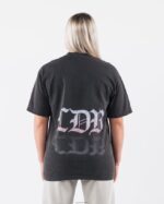 Clothing IE Alphalete Unisex Gradient LDB Tee Vintage Black 2L4400197 - Image 5