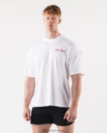 Clothing IE Alphalete Unisex Graffiti Tee White 2L4400219 - Image 2