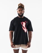 Clothing IE Alphalete Unisex Heatmap Tee Black 2L4400212 - Image 2