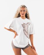 Clothing IE Alphalete Unisex Heatmap Tee White 2L4400213 - Image 3