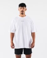 Clothing IE Alphalete Unisex Heritage Tee White 2L4400181 - Image 3
