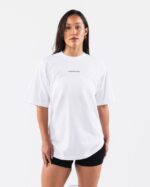 Clothing IE Alphalete Unisex Heritage Tee White 2L4400181 - Image 4
