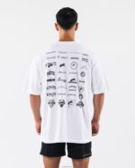 Clothing IE Alphalete Unisex Heritage Tee White 2L4400181 - Image 5