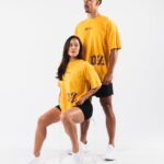 Clothing IE Alphalete Unisex HTX Tee Gold Yellow 2L4400183