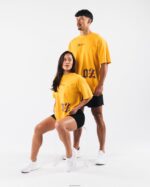 Clothing IE Alphalete Unisex HTX Tee Gold Yellow 2L4400183