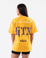 Clothing IE Alphalete Unisex HTX Tee Gold Yellow 2L4400183 - Image 4