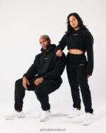 Clothing IE Alphalete Unisex King Jogger Black 2L4400488 - Image 2