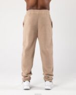 Clothing IE Alphalete Unisex King Jogger Linen Brown 2L4400482 - Image 4