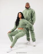 Clothing IE Alphalete Unisex King Jogger Sage Green 2L4400484 - Image 2