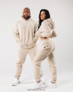 Clothing IE Alphalete Unisex King Jogger Vanilla Brown 2L4400480 - Image 2