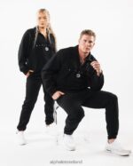 Clothing IE Alphalete Unisex King Quarter Zip Black 2L4400487 - Image 2