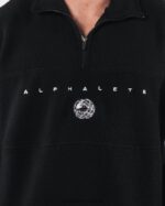 Clothing IE Alphalete Unisex King Quarter Zip Black 2L4400487 - Image 5