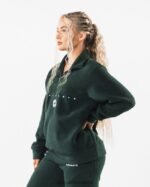 Clothing IE Alphalete Unisex King Quarter Zip Evergreen Green 2L4400485 - Image 3