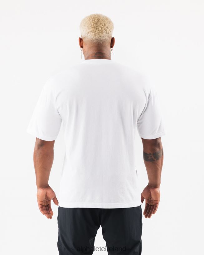 Clothing IE Alphalete Unisex LDB More Letter Tee White 2L4400227 - Image 5
