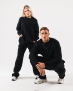 Clothing IE Alphalete Unisex Origin Crewneck Black 2L4400269 - Image 2