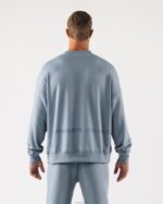 Clothing IE Alphalete Unisex Origin Crewneck Iceberg Blue 2L4400266 - Image 4