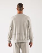 Clothing IE Alphalete Unisex Origin Crewneck Overcast Grey 2L4400263 - Image 4