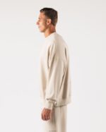 Clothing IE Alphalete Unisex Origin Crewneck Sea Salt Brown 2L4400264 - Image 3