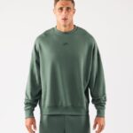 Clothing IE Alphalete Unisex Origin Crewneck Serene Green 2L4400267