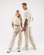 Clothing IE Alphalete Unisex Origin Pant Sea Salt Brown 2L4400449 - Image 2